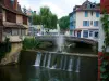 Cours d'eau le Saleys qui traverse la ville