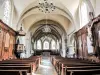 Nef de l'église Saint-Martin - Sancey-le-Grand (© J.E)