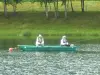 Saulxures-sur-Moselotte - Fishermen on the Moselotte lake