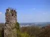 Une des tours du château, vue sur Saverne
