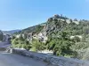 Sisteron et la citadelle, vus de la Baume (© J.E)