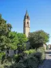 Clocher de l'ancienne abbaye Saint-Dominique, à la Baume (© J.E)