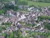 Souvigny - Aerial view of priory Souvigny