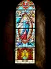 Stained glass window in Saint-Pierre church (© JE)