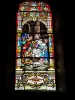 Vitrail de l'abside de l'église (© J.E)