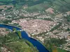Aerial view Villeneuve-sur-Yonne