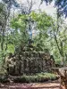 Autel en pleine forêt, au-dessus des chapelles des bois (© J.E)