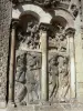 Аббатство Муассак - Аббатство Сен-Пьер-де-Муассак: скульптуры разваливания романского портала церкви Сен-Пьер