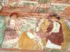 Аббатство Сен-Савин - Интерьер церкви аббатства: романские фрески (фрески)