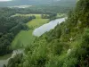 Бельведер из 4 озер - Бельведер вид на озера внизу, луга и леса