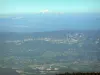 Большой колумбийский - Вид на долину Роны, Альпы и массив Монблана с Большого Коломбье
