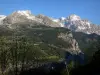 Деволюй Массив - Горы со снежными вершинами