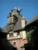 Замок Верхней Кенигсбурга - Интерьер крепости: мельница