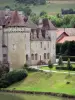 Замок Клерон - Замок и его парк на берегу реки Лу