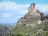 Замок Леотоинг - Средневековый замок на скалистом пике с видом на ущелья Аланьона