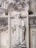 Королевский монастырь Бру - Интерьер церкви Бру: скульптура