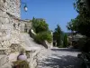 Ла-Роке-сюр-Сезе - Мощеные улицы и каменные дома поселка
