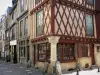 Ле Ман - Old Mans - Cité Plantagenêt: фахверковые дома в старом городе, в том числе дом 