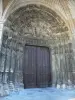 Ле Ман - Old Mans - Cité Plantagenêt: южный портал собора Сен-Жюльен и его резного тимпана