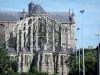 Ле Ман - Old Mans - Cité Plantagenêt: готический chevet собора Сен-Жюльен