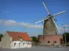 Мельницы Фландрии - Мулен Блан (ветряная мельница) в Сен-Аманд-ле-О