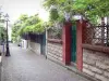 Музайский район - Маленькие сады с глицинией в цвету
