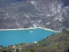 Озеро Кастильон - Изумрудное водохранилище в окружении гор; в региональном природном парке Вердон