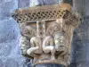 Олорон-Сент-Мари - Скульптура романского портала собора Сент-Мари