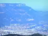 Пейзажи Дофине - Вид на гренобльское городище (Гренобль) и окружающие горы