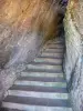 Пещерная церковь Вальс - Лестница в скале