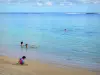 Пляж Салин-ле-Бен - Купание в спокойных водах лагуны