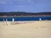 Пуант дю Кап Ферре - Песчаный пляж мыса Кап Ферре с видом на бассейн Аркашон