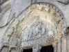 Сен-Эмильон - Тимпан портала портала коллегиальной церкви