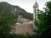 Теплицы - Вид на крыши села