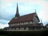 Церкви с фахверковыми - Церковь Святого Жака и Святого Филиппа (фахверковое здание) в селе Чечевица