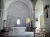Церковь Сент-Жалле - Интерьер романской церкви Нотр-Дам-де-Бовер: хор