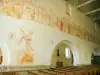 Церковь Ферте-Лупьер - Интерьер церкви Сен-Жермен : фрески