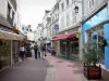 Шатору - Цветочная торговая улица с домами и магазинами