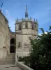 昂布瓦兹城堡 - 华丽的哥特式风格的圣休伯特教堂
