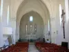 Abadía de Blasimon - Antigua abadía benedictina de Saint- Nicolas : Dentro de la iglesia de San Nicolás
