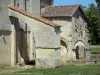 Abadía de Blasimon - Antigua abadía benedictina de Saint- Nicolas : restos del claustro