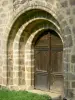 Abadía de Clairmont - Abadía cisterciense de Nuestra Señora Clairmont (o Clermont): portal de la iglesia de la abadía