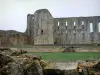 Abadía de Maillezais - Los restos de la abadía de Saint-Pierre: Ruinas de la iglesia de la abadía