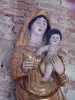 Abadía de Moissac - Abadía de Saint-Pierre de Moissac: Virgen con el Niño