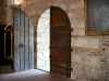 Abadía de Moissac - Abadía de Saint-Pierre de Moissac: puerta de madera