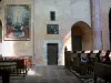 Abadía de Moissac - Abadía de Saint-Pierre de Moissac: Dentro de la Iglesia de San Pedro