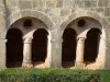 Abbaye du Thoronet - Abbaye cistercienne de style roman provençal : arcades du cloître