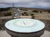 Aigoual mountains - Orientation table of the observatory in mount Aigoual; in the Aigoual massif, in the Cévennes National Park (Cévennes massif) in the town of Valleraugue