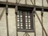 Airvault - Facade of an old house with wood sides