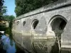 Airvault - Thouet valley: Vernay bridge (medieval bridge) spanning River Thouet